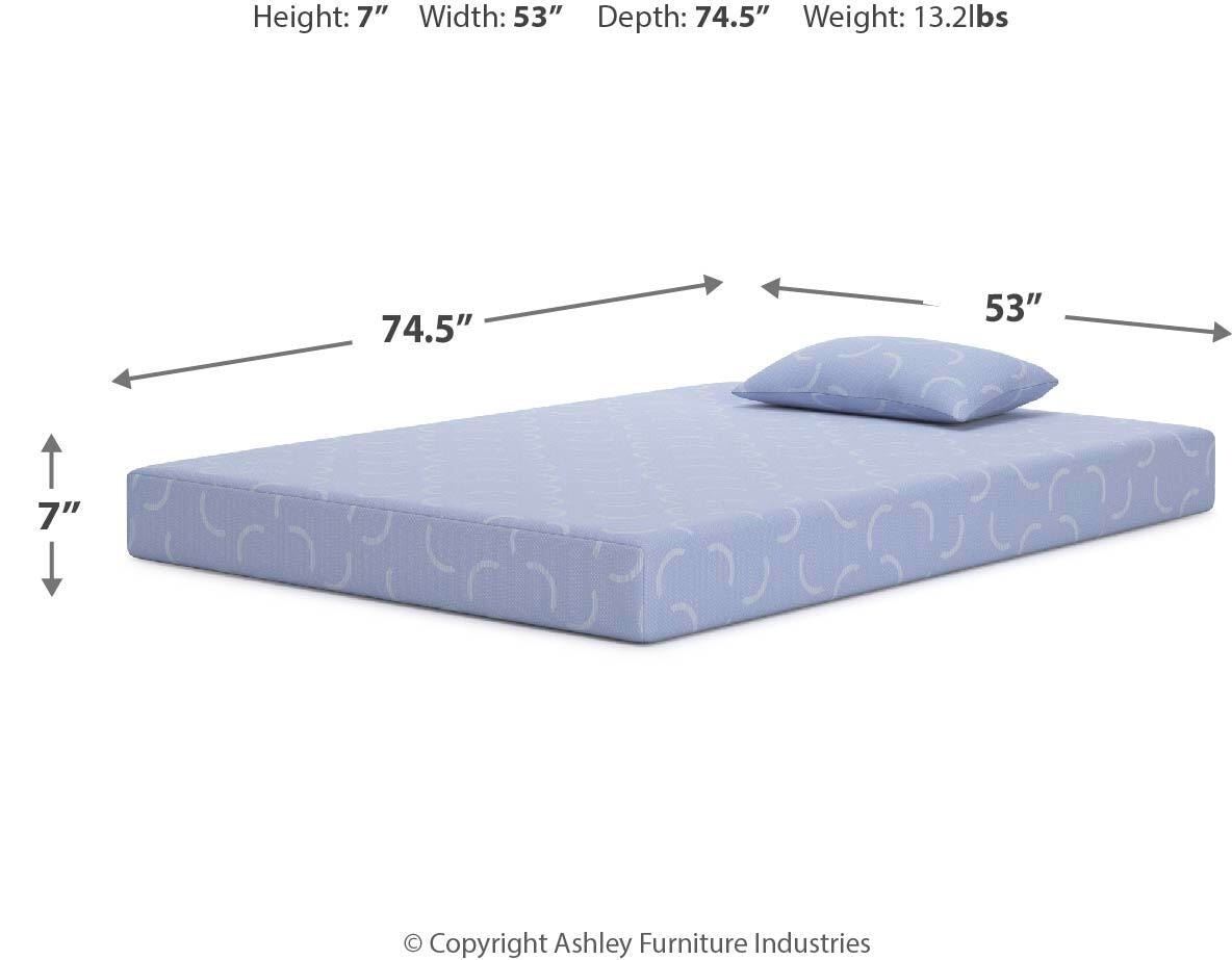 Sierra Sleep Mattresses iKidz Ocean Full Mattress and Pillow
